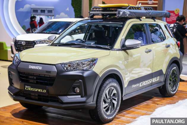 Daihatsu Rocky Crossfield di GIIAS 2024 – kembar Ativa bergaya ranggi; e-smart Hybrid dengan 2-tona