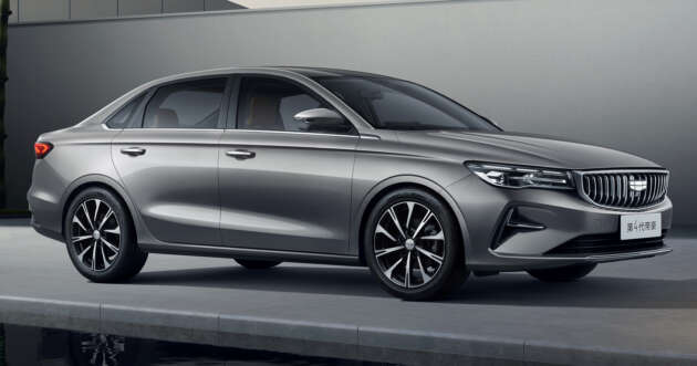 2025 Geely Emgrand facelift – 1.5L NA, 5MT/CVT, 540-degree cameras; Proton S70 twin from RM45k in China