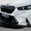 2024 BMW M5 G90 gets M Performance Parts – carbon fibre bodykit, matte black decals for 727 PS PHEV