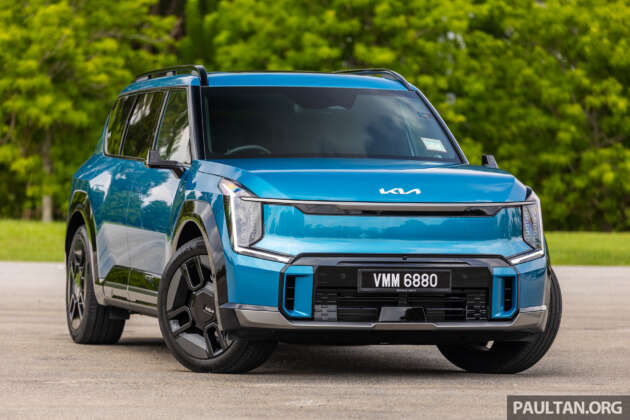 GALERI: Kia EV9 2024 di Malaysia – 6 /7 tempat duduk; GT-Line, 385 PS AWD; jarak gerak 505 km; dari RM370k