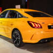 2024 MG5 sedan previewed in Malaysia – Civic size, City price; 1.5L NA, CVT; estimated from under RM100k