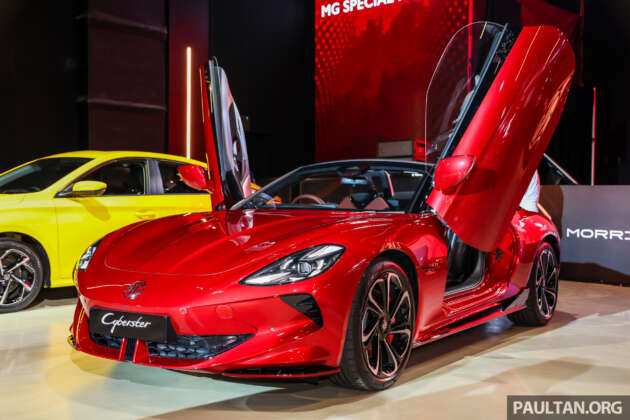 MG Cyberster open for booking, on display at ACE 2024 – AWD only, estimated pricing below RM350k