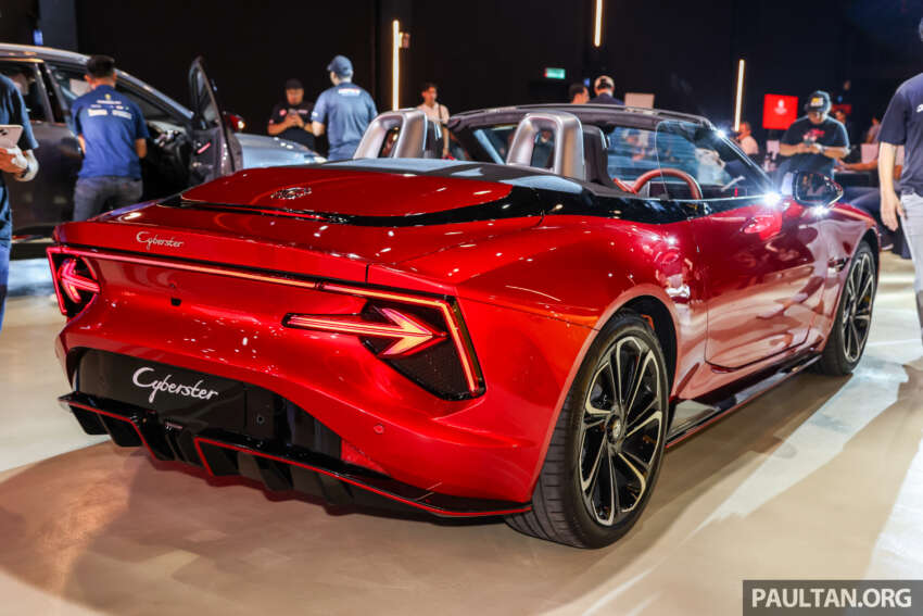 2024 MG Cyberster EV previewed in Malaysia&nbsp;– 2-seat roadster, up to 544 PS, 509 km range, scissor doors 1807180