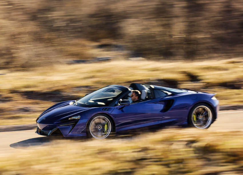 McLaren Artura Spider launched in Malaysia – 3.0T V6 PHEV convertible; 700 PS, 720 Nm; from RM3.4 mil 1805357
