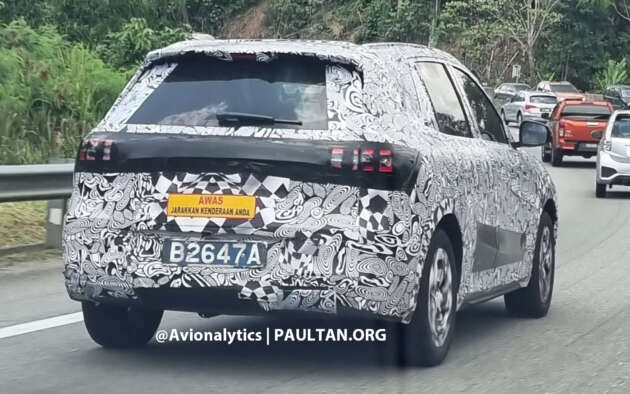 Proton eMas 7 EV spotted testing on-road in Malaysia