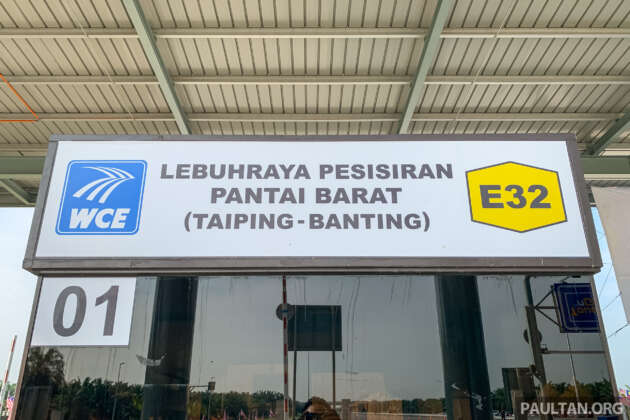 WCE Banting-SKVE toll fare collection begins Sept 30