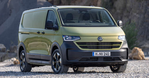 2025 Volkswagen Transporter and Caravelle debut – based on Ford Transit; larger; diesel, PHEV and full EV
