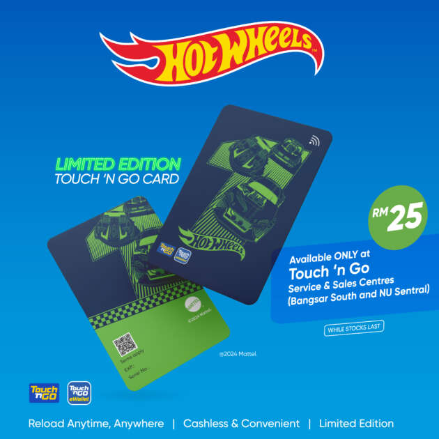Touch n Go releases Hot Wheels card – 2k units, RM25