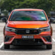 GALERI: Honda City Hatchback facelift 2024 dalam warna Phoenix Orange Pearl, tanpa tambahan kos