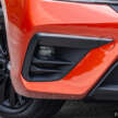 GALERI: Honda City Hatchback facelift 2024 dalam warna Phoenix Orange Pearl, tanpa tambahan kos