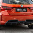 GALERI: Honda City Hatchback facelift 2024 dalam warna Phoenix Orange Pearl, tanpa tambahan kos