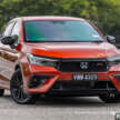 GALERI: Honda City Hatchback facelift 2024 dalam warna Phoenix Orange Pearl, tanpa tambahan kos