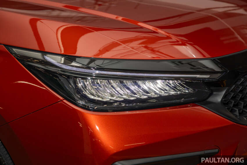 GALERI: Honda City Hatchback facelift 2024 dalam warna Phoenix Orange Pearl, tanpa tambahan kos 1839222