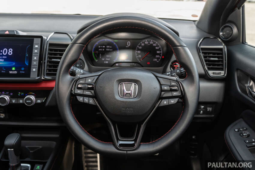 GALERI: Honda City Hatchback facelift 2024 dalam warna Phoenix Orange Pearl, tanpa tambahan kos 1839259
