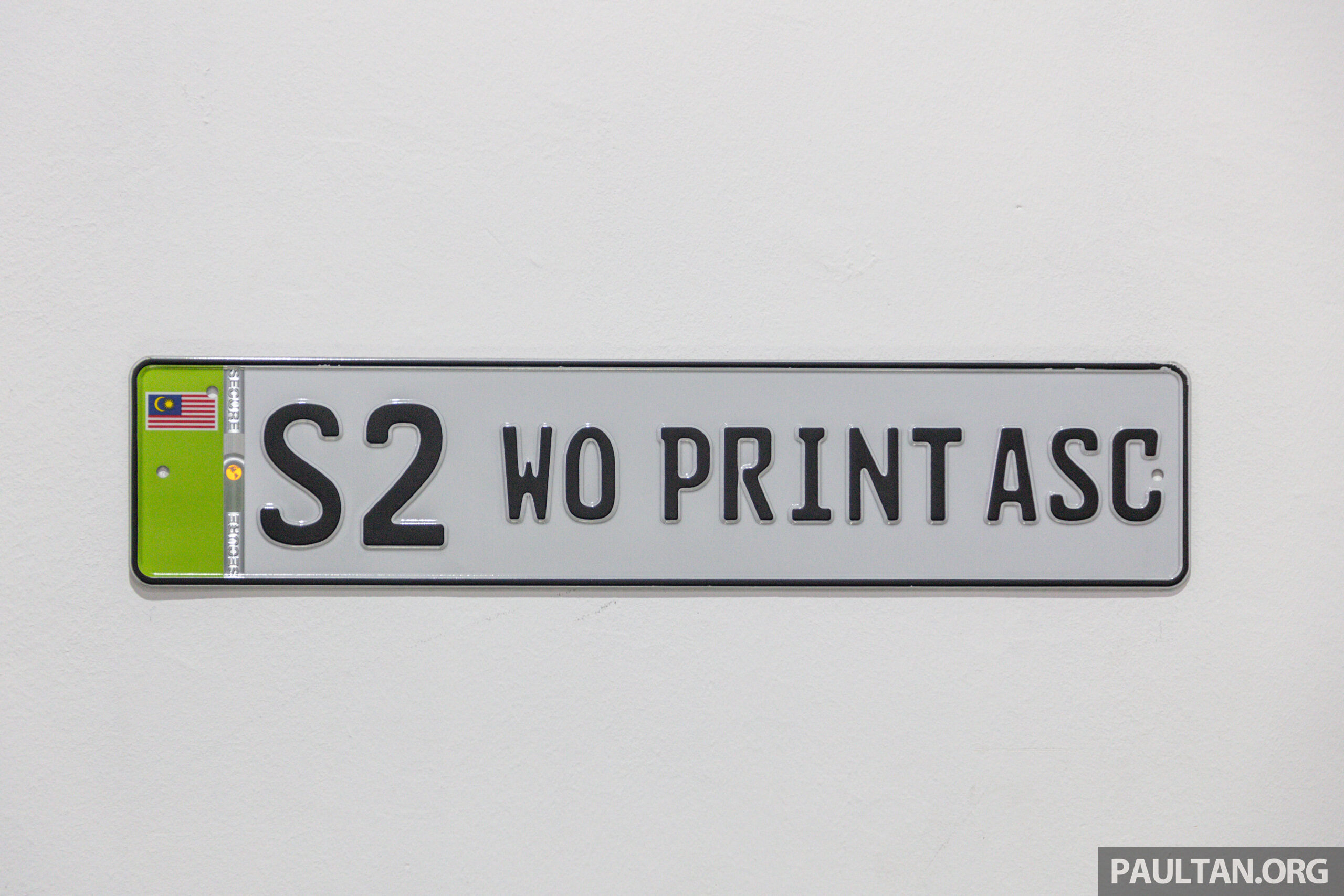 JPJePlate to have small-font version for 9-13 chars, future special number plates will not exceed 13 chars