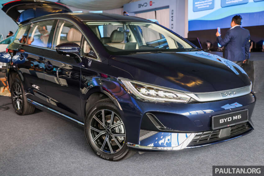 2024 BYD M6 EV MPV launched in Malaysia – up to 204 PS, seven-seater, two variants, RM109,800-RM123,800 1833880
