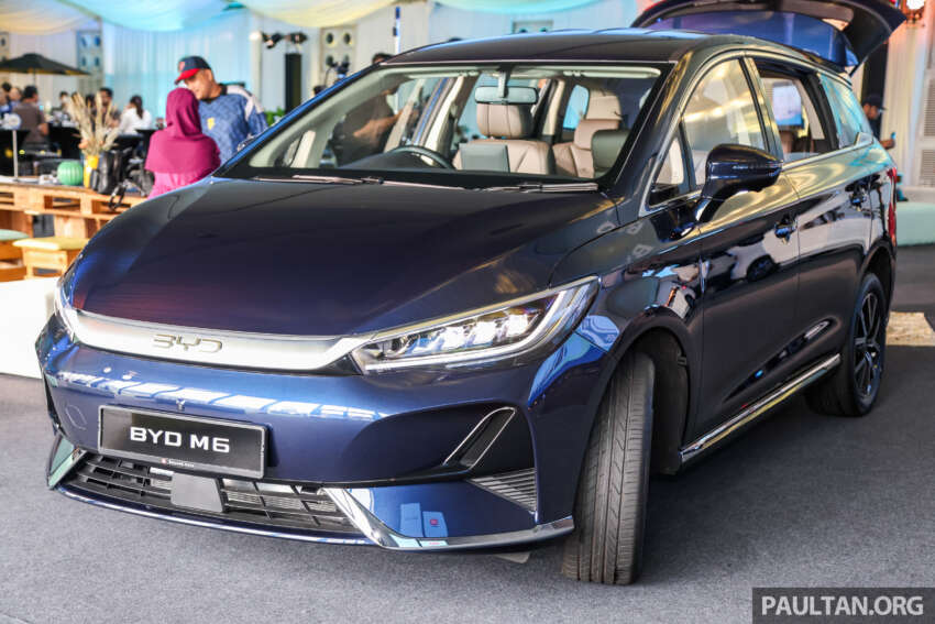 2024 BYD M6 EV MPV launched in Malaysia – up to 204 PS, seven-seater, two variants, RM109,800-RM123,800 1833881