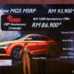 MG5 launched in Malaysia – C-seg sedan at City/Vios price, 1.5L NA CVT, 1 variant, Thai CBU, from RM87k