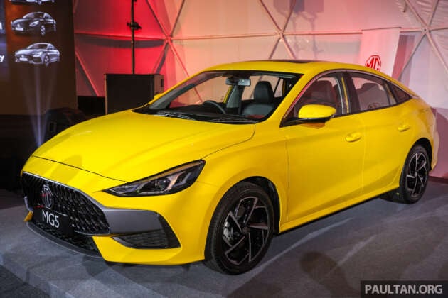 MG5 launched in Malaysia – C-seg sedan at City/Vios price, 1.5L NA CVT, 1 variant, Thai CBU, from RM87k