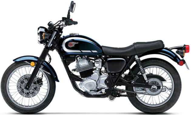 2025 Kawasaki W230 – a classic retro bike for Thailand