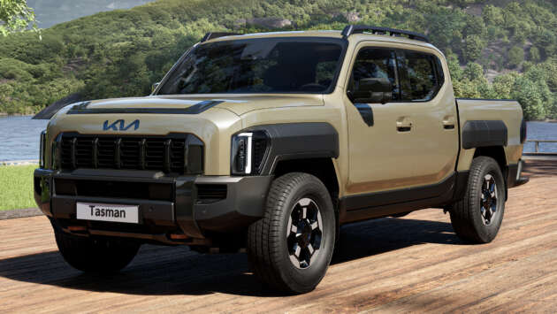 2025 Kia Tasman – Toyota Hilux-rivalling pick-up truck with 210 PS 2.2L diesel or 281 PS 2.5L petrol