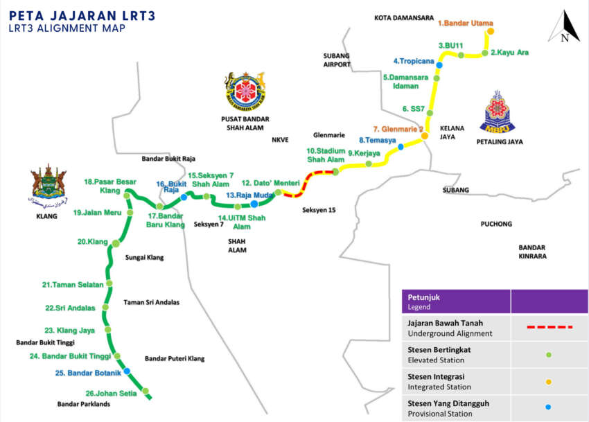Five revived LRT3 stations to cost additional RM5.3 bil – completion by Q4 2027, operational by Q2 2028 1841503