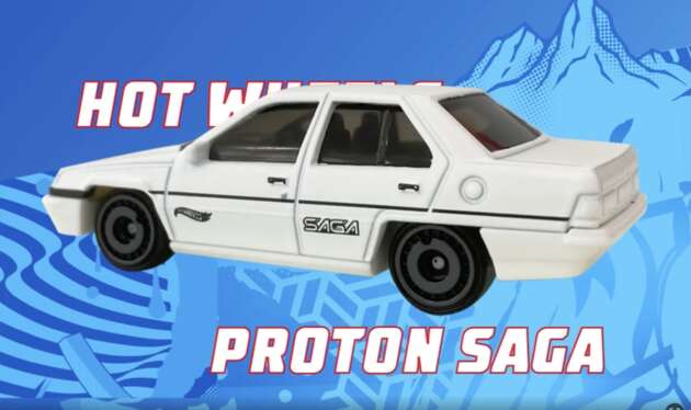 Hot Wheels Proton Saga 1:64 diecast – white version announced for 2025 Case B box, debuts this weekend