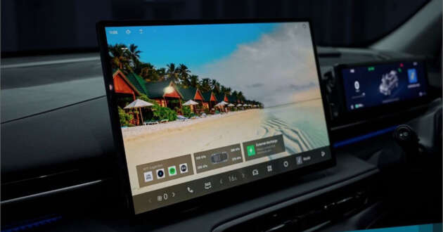 Proton eMas 7 – first look at interior reveals 15.4-inch 2.5K display, 16-speaker Wanos premium audio system