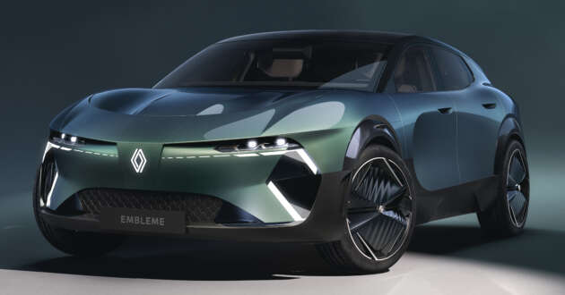 Renault Embleme debuts – battery-electric hydrogen fuel cell concept previews BEV production model