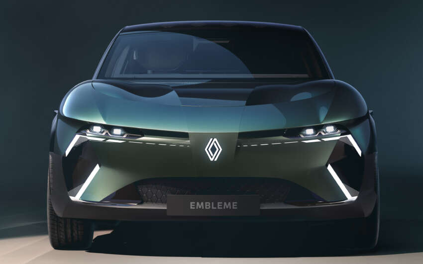 Renault Embleme debuts – battery-electric hydrogen fuel cell concept previews BEV production model 1828642