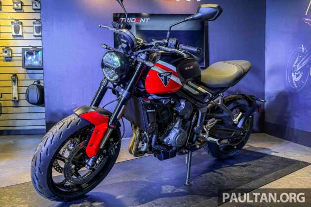 Triumph Trident 660 2025 dilancarkan di Malaysia – pelbagai tambahan kelengkapan, harga RM46,900