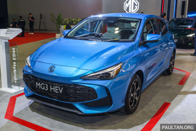 MG3 Hybrid+ turut dipamer di KLIMS 2024 – hatchback segmen-B dengan 1.5L hibrid 194 PS; 26.2 km/l; ADAS