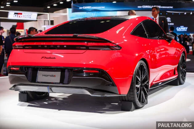 Red Honda Prelude Concept debuts at KLIMS 2024, hybrid coupe’s first Asian appearance outside Japan