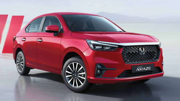 2025 Honda Amaze revealed – sub-4m sedan with mini-City styling, 6 airbags, Honda Sensing, from RM42k