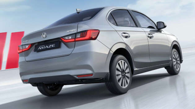 2025 Honda Amaze revealed – sub-4m sedan with mini-City styling, 6 airbags, Honda Sensing, from RM42k