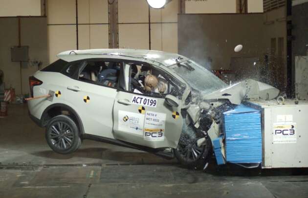 Neta V terima penarafan sifar bintang dalam ujian pelanggaran ASEAN NCAP – EV pertama diuji