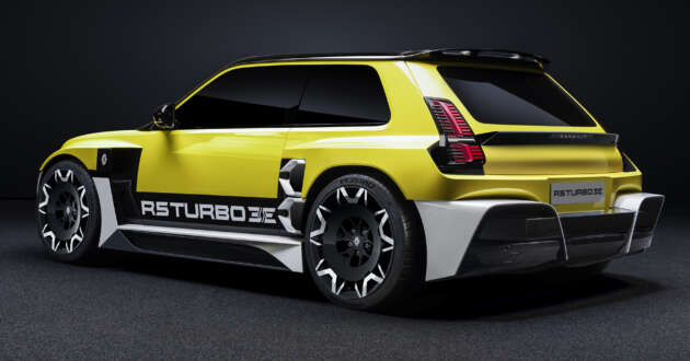 Renault 5 Turbo 3E – dual rear motors,  over 500 PS,  0-100 km/h in 3.5s; EV hot hatch to enter production