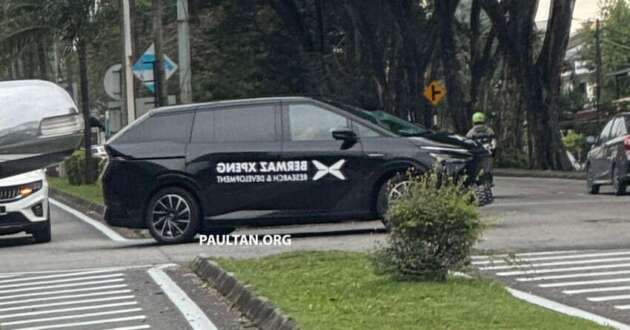 Xpeng X9 dilihat di Malaysia — MPV elektrik 7-seater hingga 503 PS, 702 km CLTC; dilancar pada 2025?