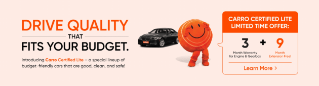 Carro Certified Lite – a new affordable range of certified pre-owned cars from Carro Malaysia