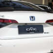 Honda Civic facelift 2025 dilancarkan di Malaysia — spesifikasi lebih lengkap, imej tajam; RM134k-RM168k