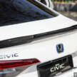 Honda Civic facelift 2025 dilancarkan di Malaysia — spesifikasi lebih lengkap, imej tajam; RM134k-RM168k