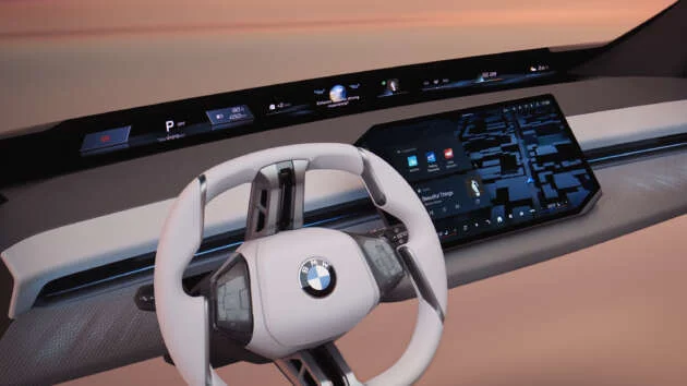 BMW Neue Klasse Panoramic iDrive – full-width instrument display set to enter production end-2025
