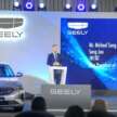 Geely opens Egypt plant to make Emgrand (S70), Coolray (X50); Proton limited to budget cars in MENA?