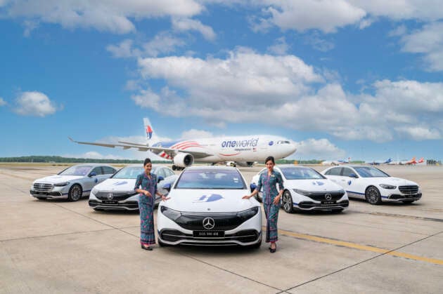Mercedes-Benz EQS500, S580e enter Malaysia Airlines private transfer service for business class customers