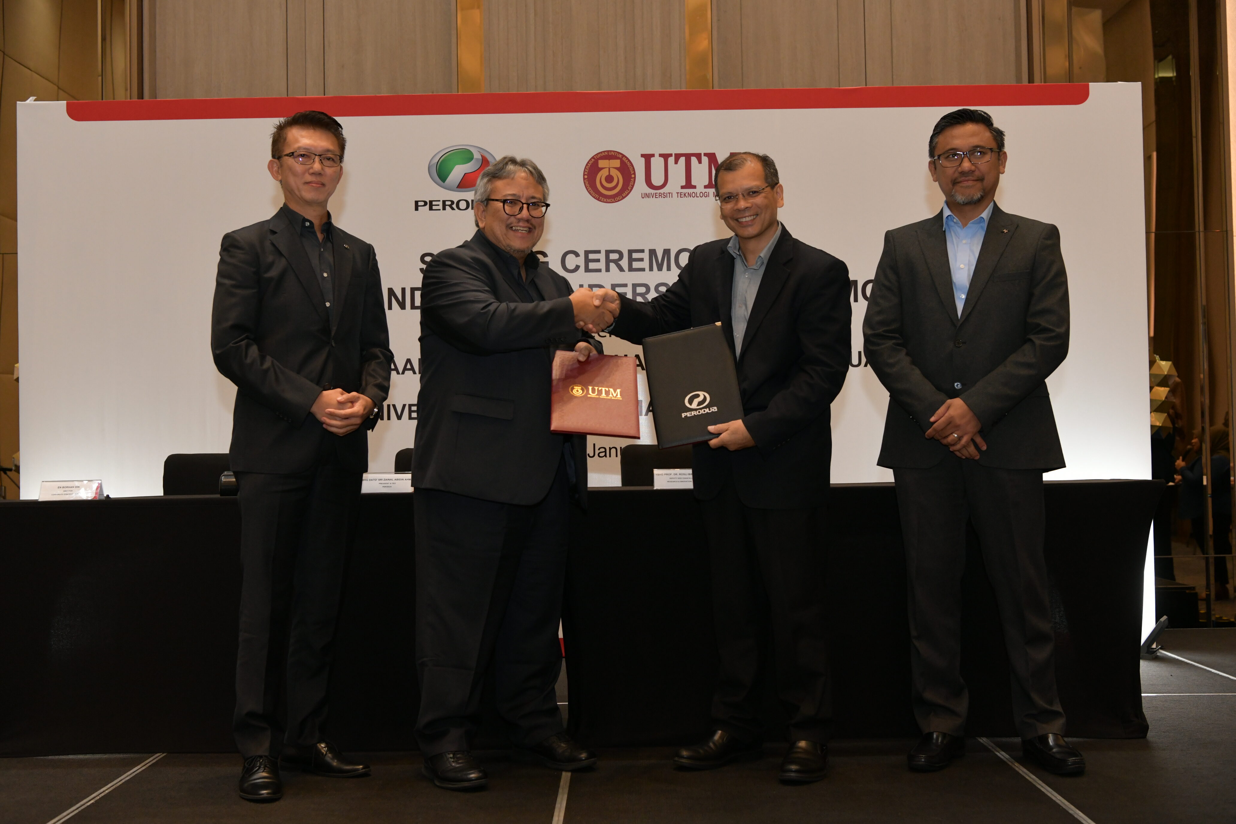 Perodua, UTM sign MoU to develop next-gen EVs