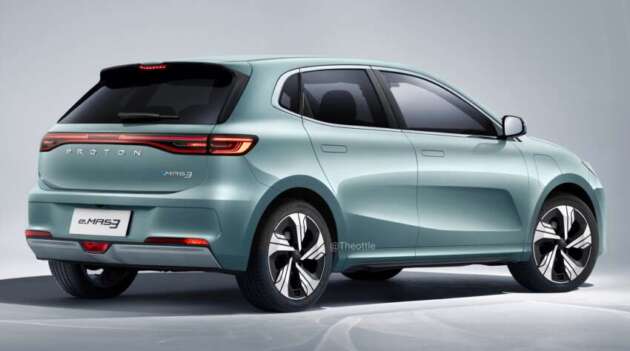 Proton eMas 3 dalam imej digital — segmen A, kecil dari Geely Xingyuan, tampil imej meyakinkan