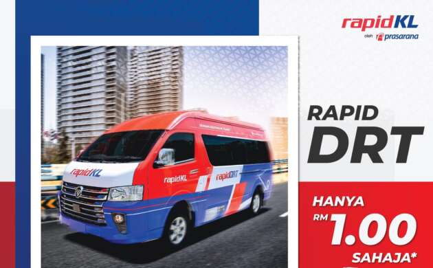 Rapid KL tambah 300 van Demand Responsive Transit (DRT) tahun ini – Putrajaya, Kajang, Ampang