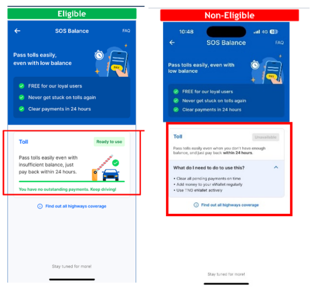 Touch ‘n Go eWallet to launch SOS Balance – prevents users from getting stuck at tolls due to <em>baki kurang</em>