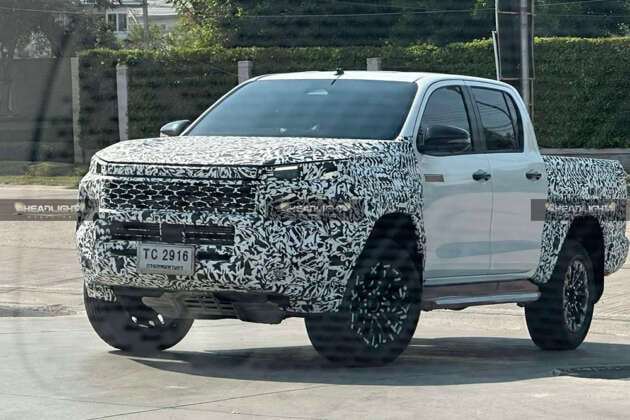 2025 Toyota Hilux Travo spied – new front, rear design for 9th gen, but cab and platform remain unchanged