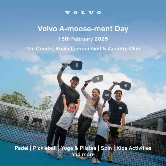 Volvo’s ‘A-moose-ment’ Day for owners – pickleball, padel, spin and yoga at The Courts, KLGCC; Feb 15